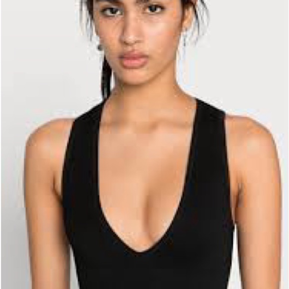 Urban outfitters BDG Black Ribbed Bralette Crop-top Small